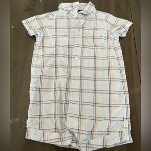 Button down baby onesie!